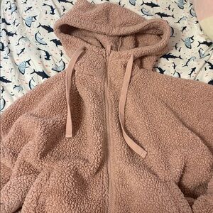 Aeropostale Womens Pink Sherpa Jacket